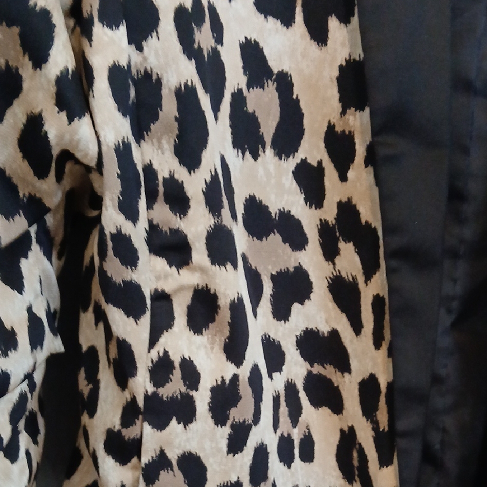 a new day Leopard Print Blazer with Black Trim - Picture 3 of 4